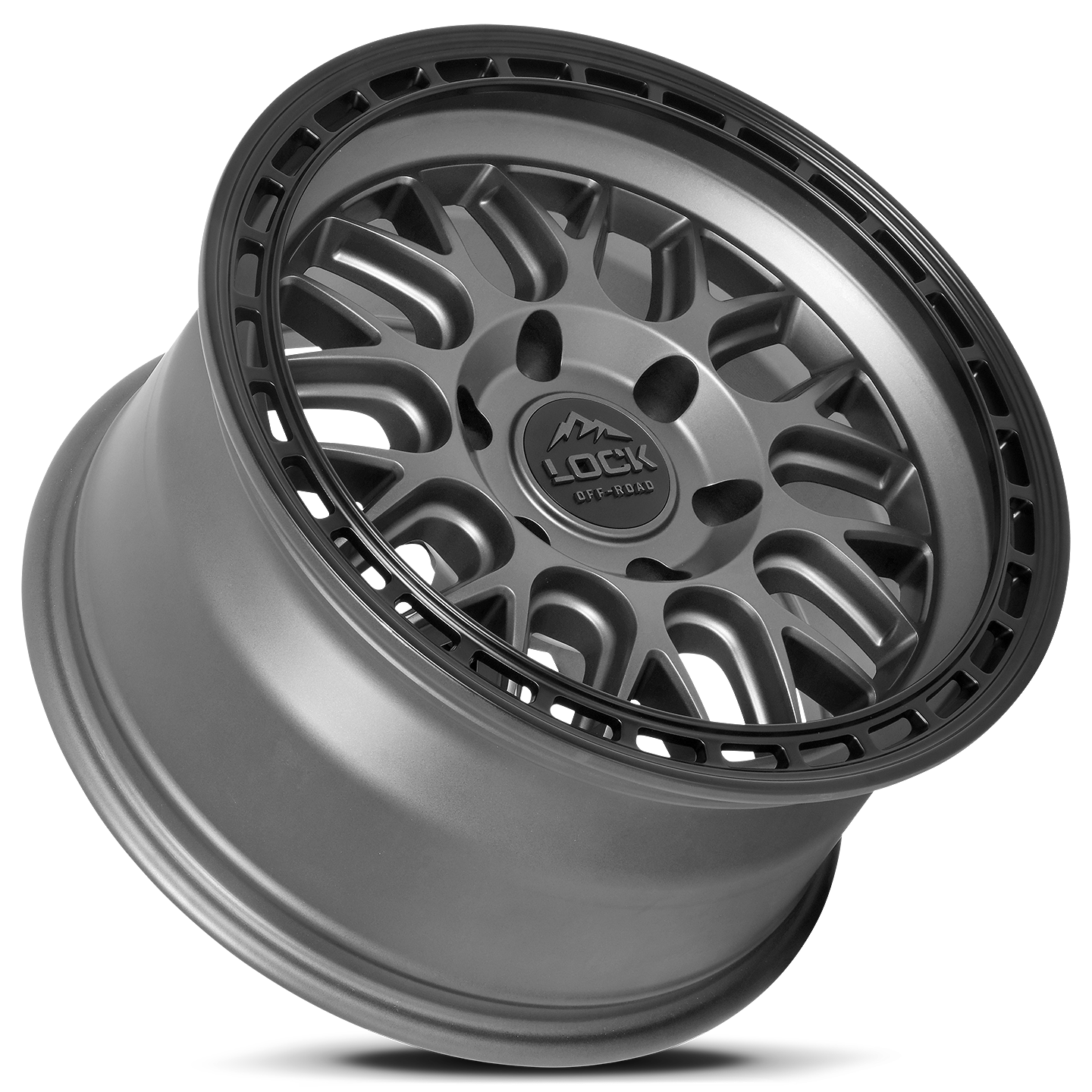 Lock Off-Road Wheels ONYX - マットグレー