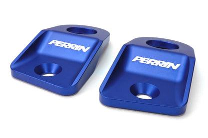 Perrin radiator stays in blue for 2015-2021 WRX, STI, Impreza, and Crosstrek, enhancing engine stability and performance.