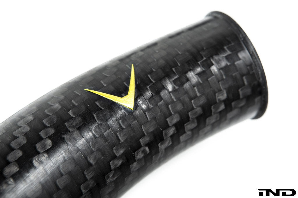 Eventuri BMW F8X M2C M3 M4 S55 ブラックカーボンチャージパイプセット - マット