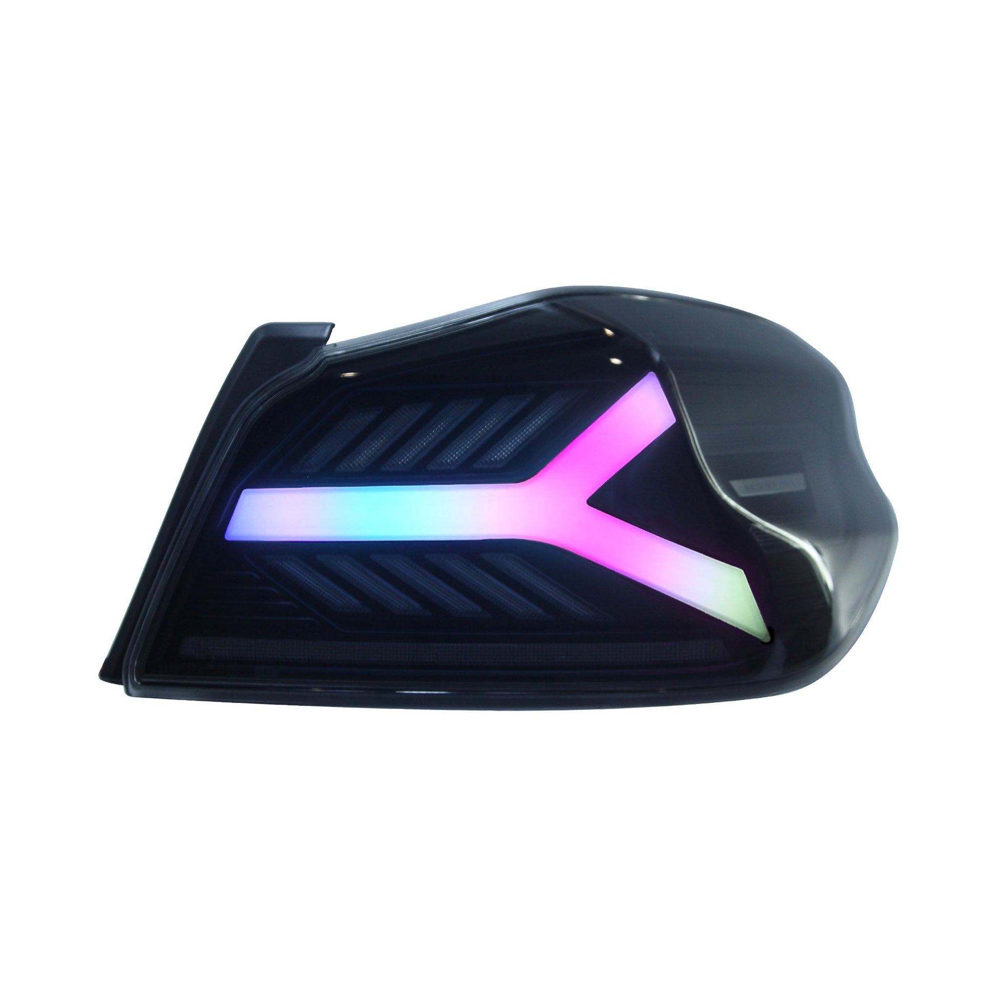 OLM Y-Spec LEDテールランプ（スモークレンズ ホワイトオプティック w/RGB）- 2015-2021 WRX / STI