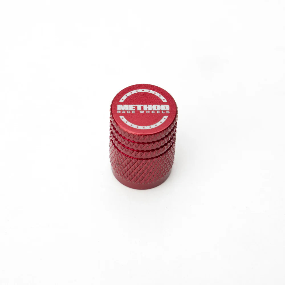 Method Race Wheels バルブステムキャップ | Method | レッド 5個セット