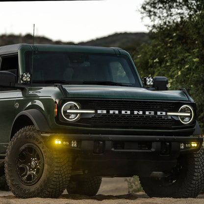 Baja Designs S2 SAE “Sportsmen/PRO” - 21年以降 Ford ブロンコ フォグポケットライトキット - モジュラーバンパー対応