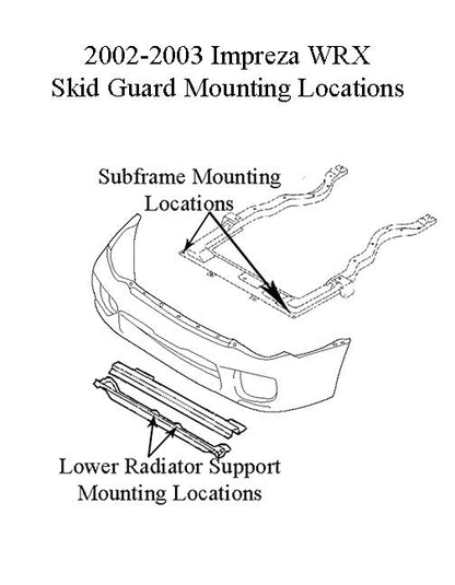 Rally Innovations 2002-2003 スバル インプレッサ 2.5RS/WRX ラリー スキッドガード [SU-GDA-SKG-01]