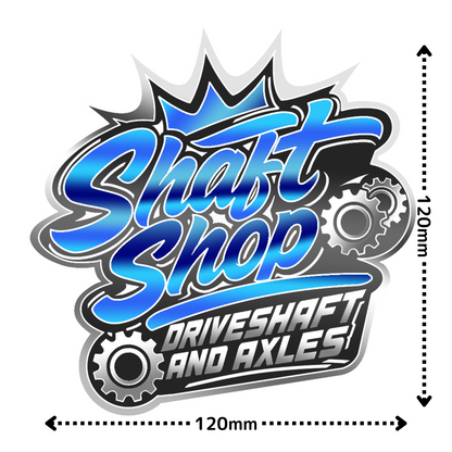 しゃふと屋 - Shaft Shop West Coast ステッカー (SS001)