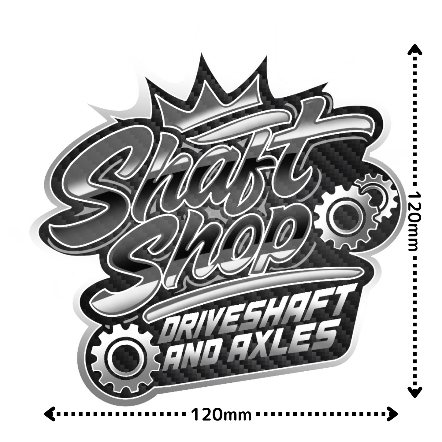 しゃふと屋 - Shaft Shop West Coast ステッカー (SS001)