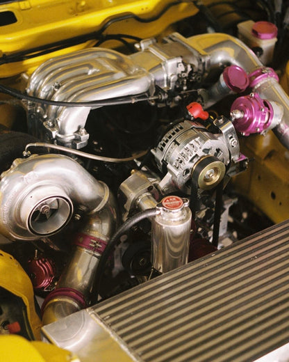 DC POWER ENGINEERING 180Amp 高出力ビレットオルタネーター - MAZDA RX7 FC3S