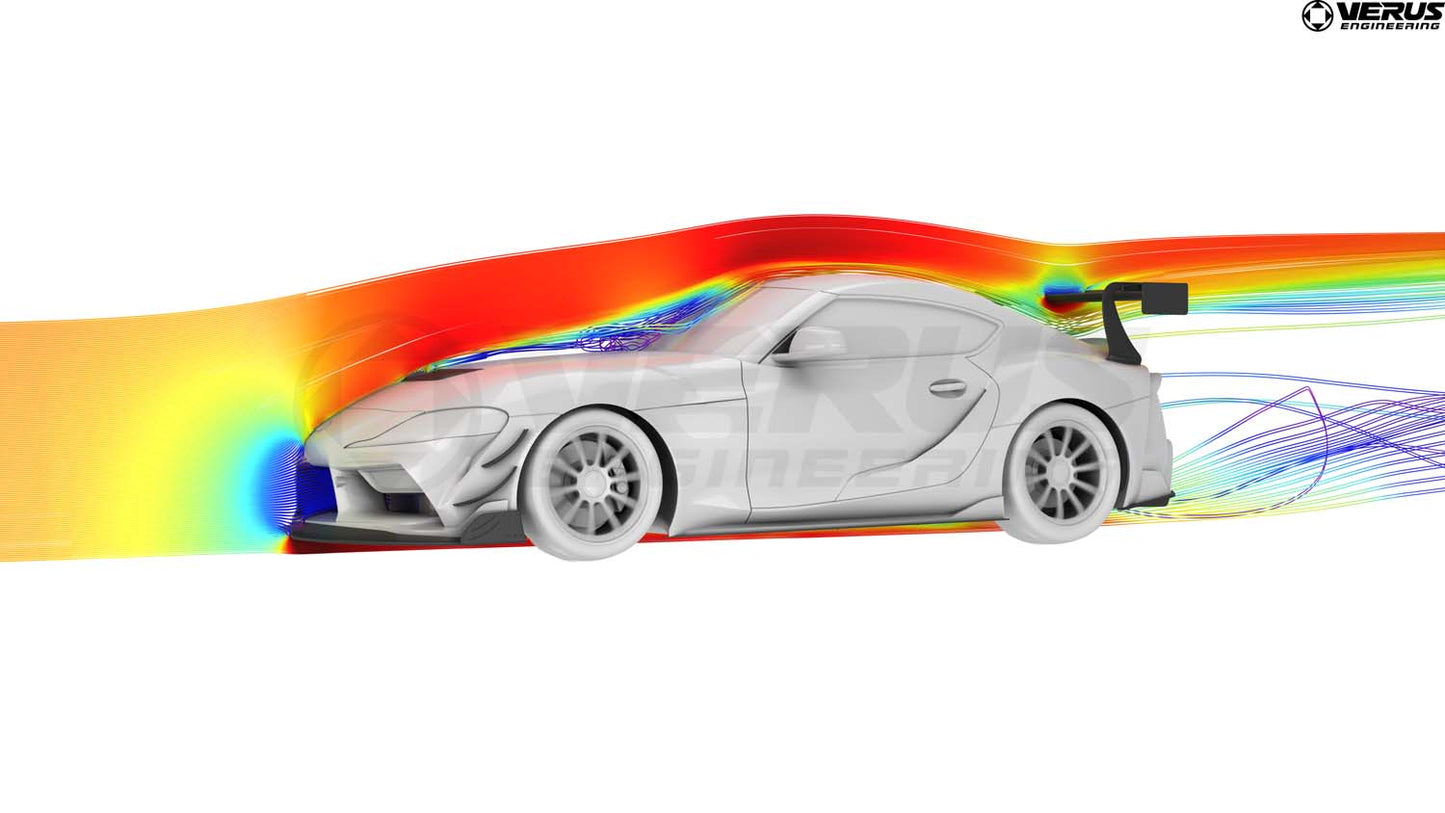 Verus Engineering スワンネック UCW リアウイングキット | 2020年以降 トヨタ A90 スープラ (A0649A)