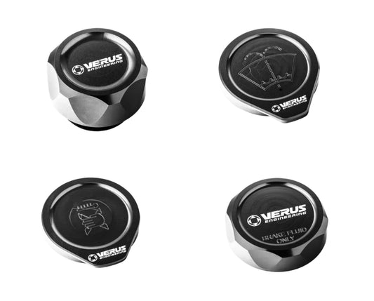 Verus Engineering エンジンベイキャップキット ブラック (FHS) 2013-2020 スバル BRZ / トヨタ 86 | A0434A-BLK-FHS