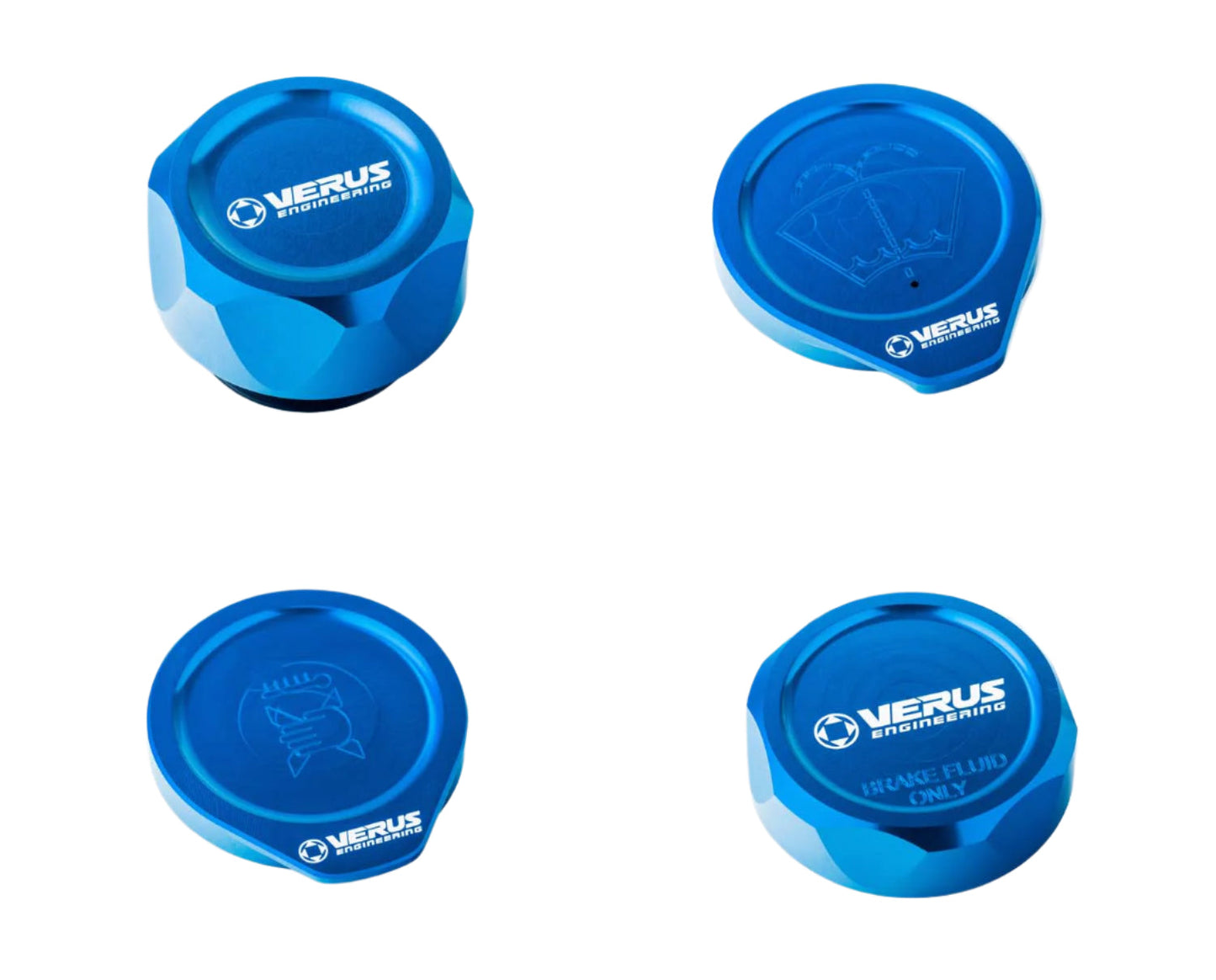 Verus Engineering エンジンベイキャップキット ブルー (FHS) 2013-2020 スバル BRZ / トヨタ 86 | A0434A-BLU-FHS