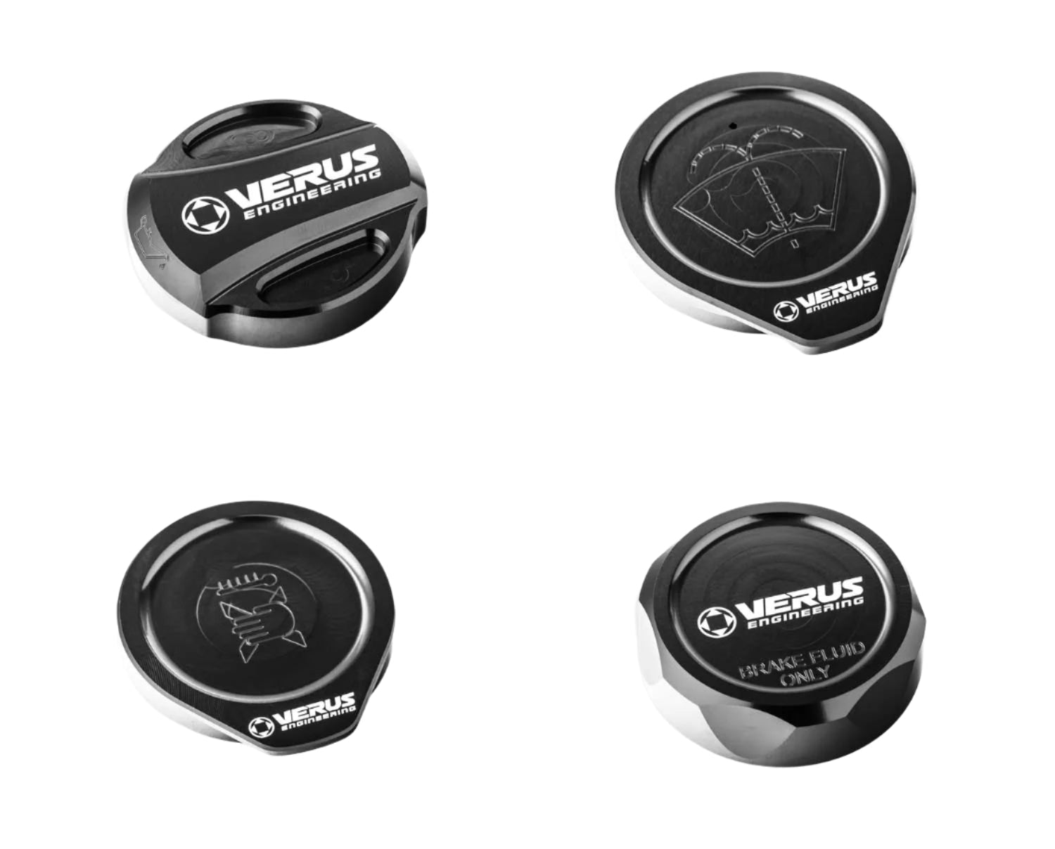 Verus Engineering エンジンベイキャップキット ブラック (RLA) 2008-2014 WRX / STI | A0585A-BLK-RLA