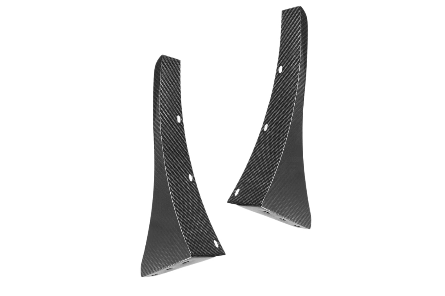 Verus Engineering フロントスプリッターエンドプレート グロスクリア 2013-2020 スバル BRZ / トヨタ 86 | A0040A-GLOSS