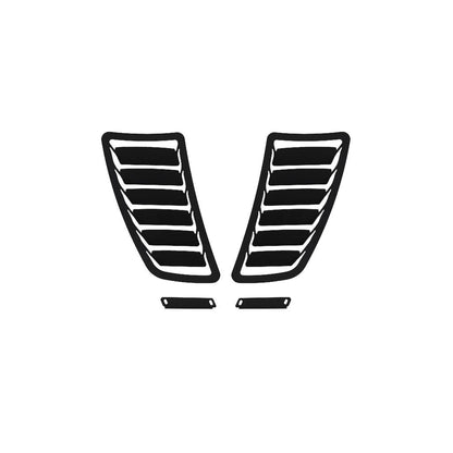 Verus Engineering フード ルーバー キット ブラック スバル WRX / STI 2008-2014 | A0212A-BLK