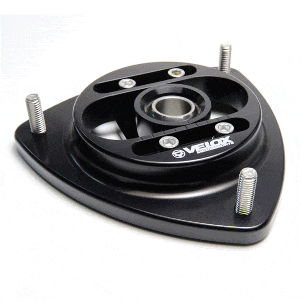 Verus Engineering フロントキャンバープレートキット アルマイトブラック スバル BRZ 2013-2025 / トヨタ 86 2017-2025 | A0019A-BLK