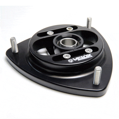 Verus Engineering フロントキャンバープレートキット アルマイトブラック スバル BRZ 2013-2025 / トヨタ 86 2017-2025 | A0019A-BLK