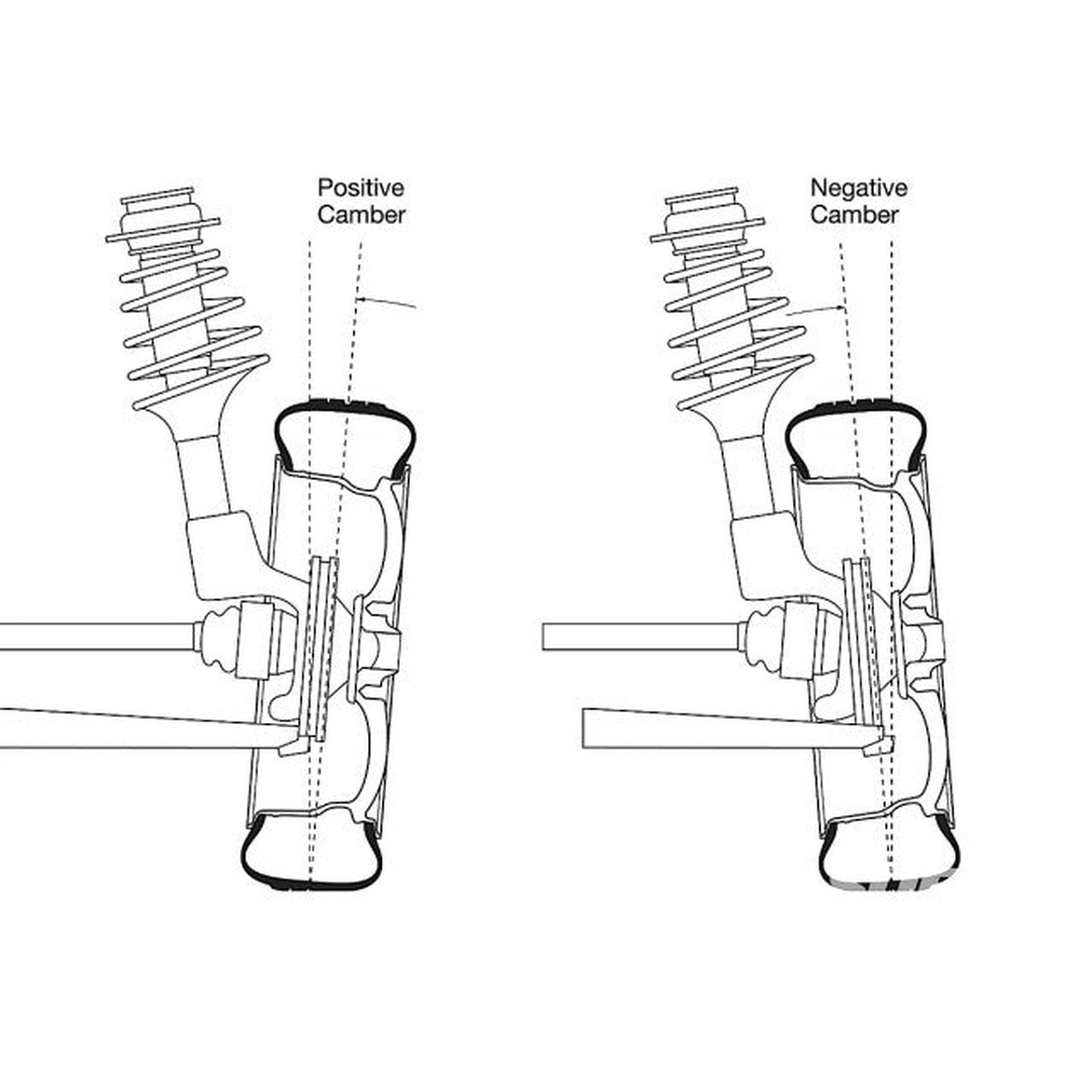 Verus Front Camber Plate Kit Anodized Red Subaru BRZ 13-25 / Toyota 86 2017-2025 | A0019A-RED