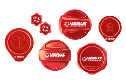 Verus Engineering フルカーキャップキット レッド RLA スタイル スバル WRX 2022-2025 | A0768A-RED-RLA