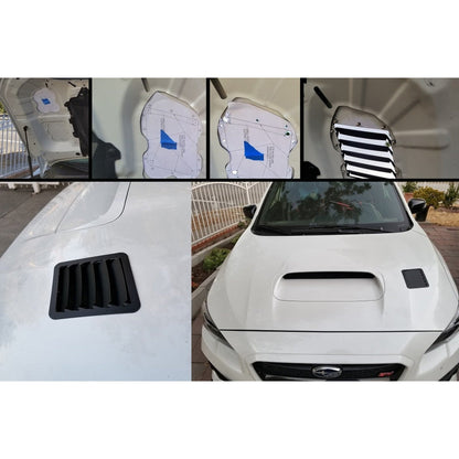 Verus Hood Louver Kit Black Subaru WRX / STI 2015-2021 | A0053A-BLK