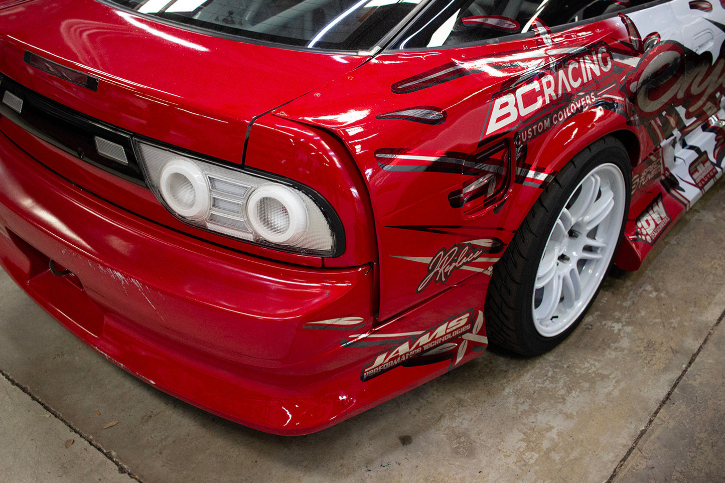J-Replace 180SX 後期風 LEDクリアテールライトセット 純正同等形状品 - NISSAN 180SX RPS13