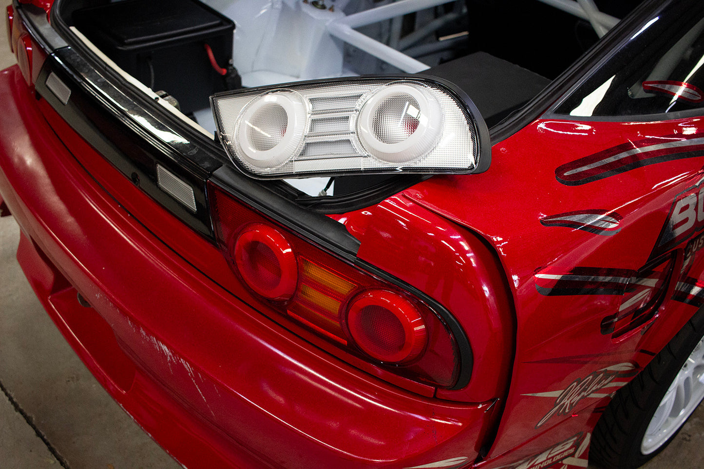 J-Replace 180SX 後期風 LEDクリアテールライトセット 純正同等形状品 - NISSAN 180SX RPS13