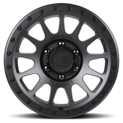 Lock Off-Road Wheels YOSEMITE - マットブラック