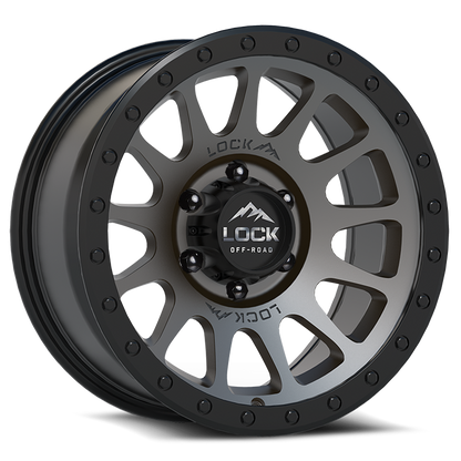 Lock Off-Road Wheels YOSEMITE- マットグレー