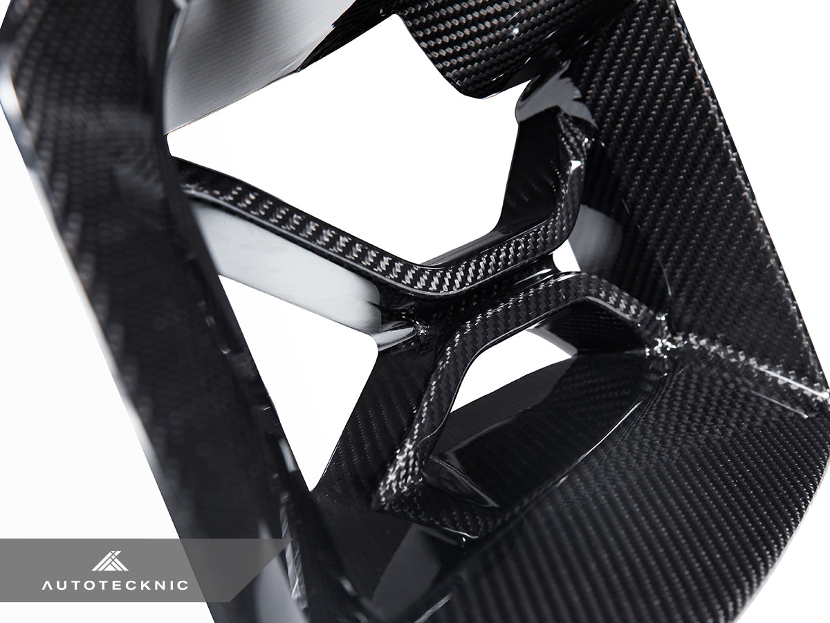 AutoTecknic G87 M2 ドライカーボン ポディウム フロントバンパー ロワーベントセット