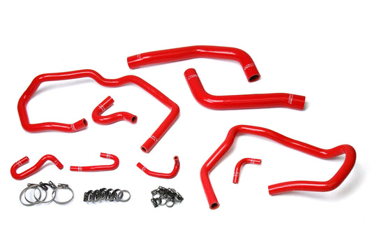 HPS シリコン ホース キット - ラジエーターおよびヒーター ホース 57-1611-RED