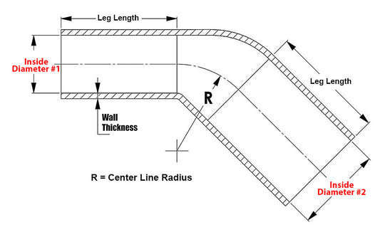 HPS 1.25インチ(32mm) - 1-3/8インチ(35mm) 内径 耐高温 4 層強化シリコン 45 度エルボリデューサーホース ブラック (32mm - 35mm 内径)