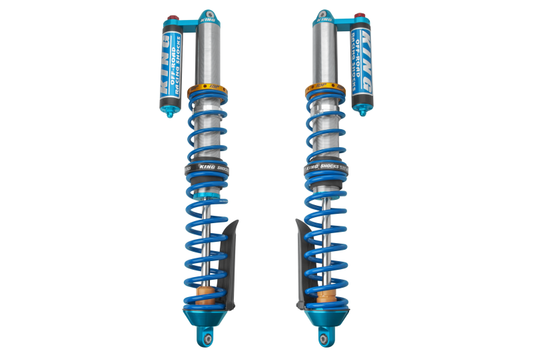 King Shocks 20+ RZR Pro XP 3.0 リア インターナルバイパス ピギーバック コイルオーバー フィン付きリザーバー＆アジャスター付き