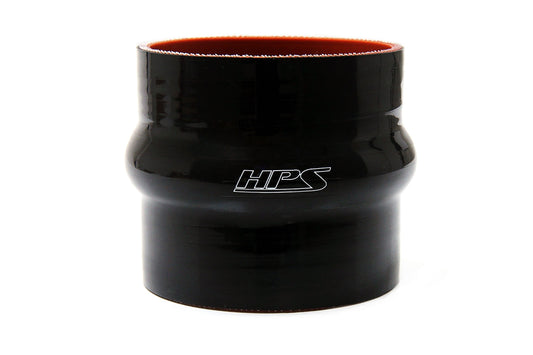 HPS 内径 3インチ(76mm)、長さ 3インチ(76mm)、 耐高温 4 層強化シリコンハンプカプラーホース ブラック (内径 76mm、長さ 76mm)