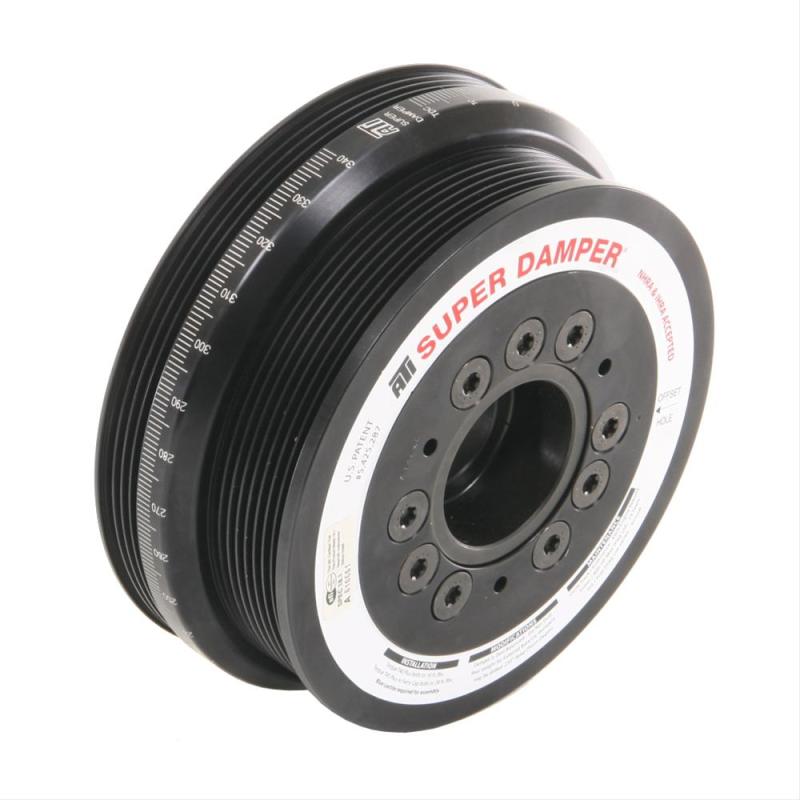 ATI ダンパー - 7.48インチ（約190mm） - アルミ製 - 8/4 溝 - LS7 - Yボディ - 第5世代 Z28 - LS3 - 10%アンダードライブ - OEM A/C対応 - 3リング