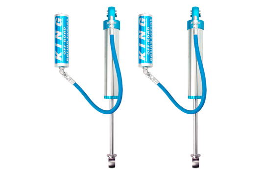 King Shocks トヨタ ランドクルーザー 76/78/79 リア 2.5インチ直径 リモートリザーバーショック（ペア）