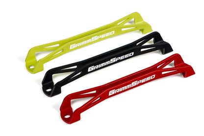 GrimmSpeed 軽量バッテリーステー ブラック | スバル 2008-2018年 WRX / STI