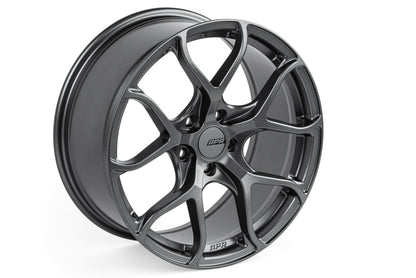 APR A01 フローフォームド - 18x8.5 - 5x112 - ET45 - ハブ径66.5mm - ガンメタルグレー ホイール