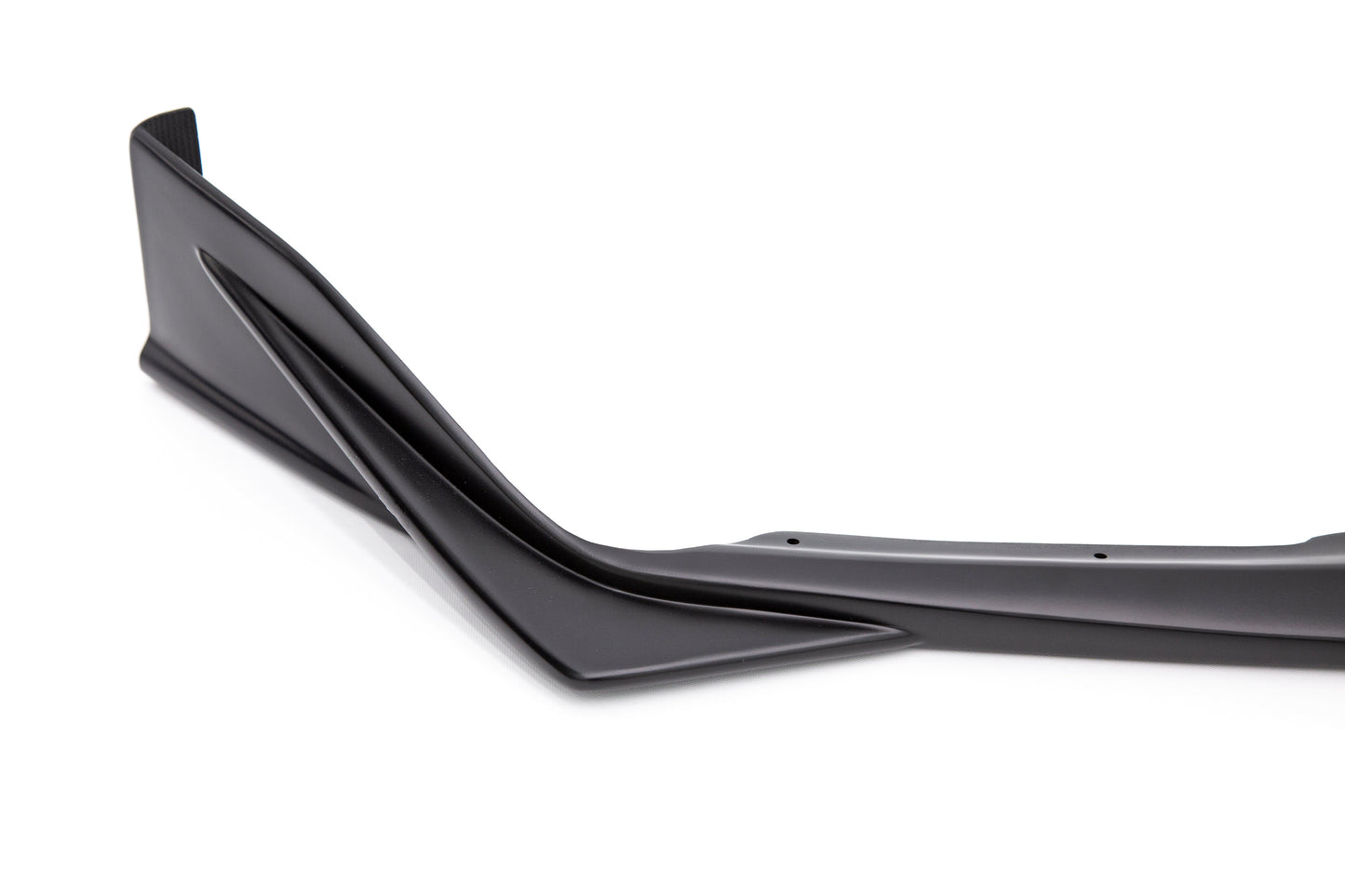 OLM S208スタイル フロントリップ - マットブラック - 2015-2021 スバル WRX/STI