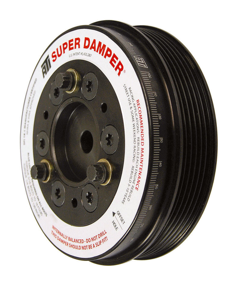 ATI ダンパー - 5.67インチ（約144mm） - アルミ製 - 6溝 - ミニクーパーS - 1.6L - 1個