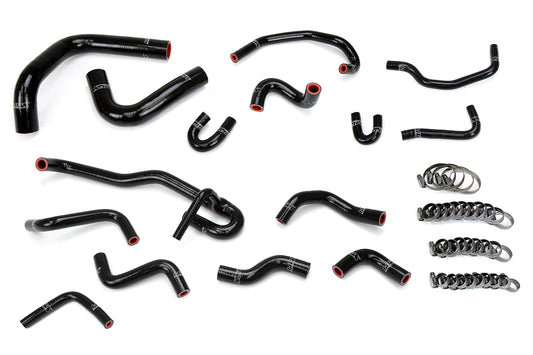 HPS シリコン ホース キット - ラジエーターおよびヒーター ホース 57-2191-BLK