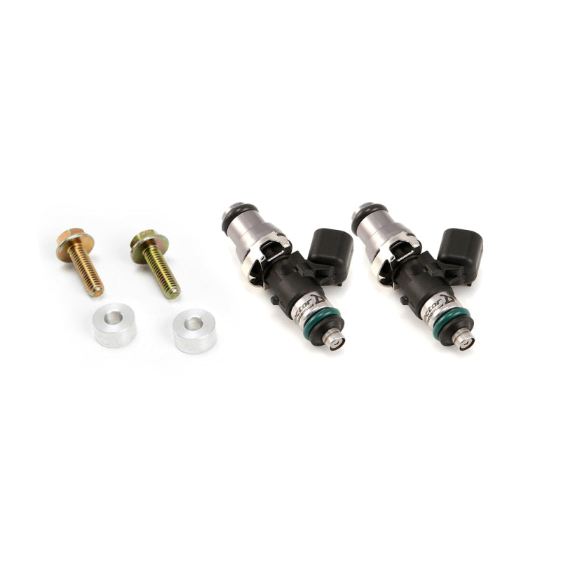 Injector Dynamics 2600-XDS インジェクター Polaris RZR 用 14mm グレーアダプター トップ（2個セット）