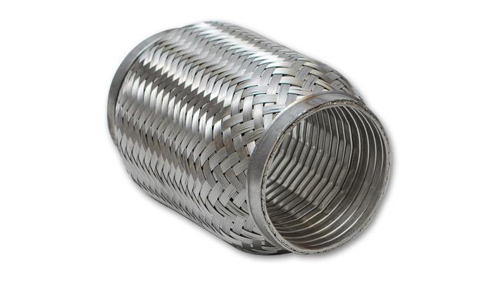 Vibrant ステンレス ターボフレックスカップリング インターロックライナー付 入口/出口3インチ(約76mm) 長さ8インチ(約203mm)