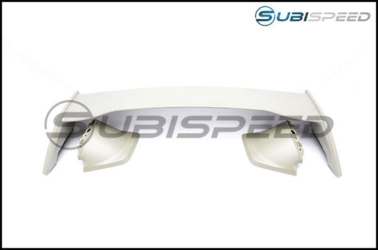 OLM STIスタイル ペイントマッチドスポイラー - 2015年以降 WRX/STI クリスタルホワイトパール (K1X)