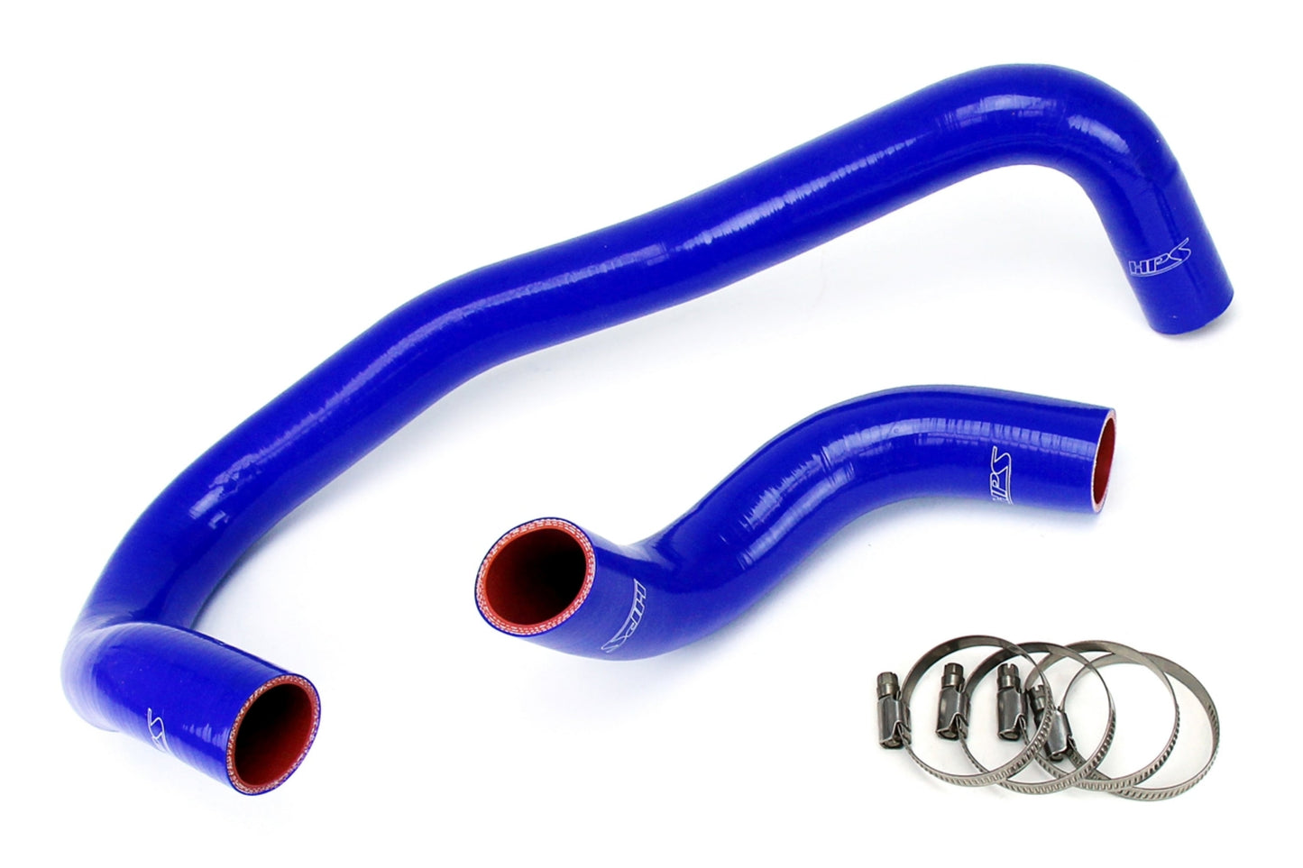 HPS シリコン ホース キット - ラジエーター ホース 57-1327R-BLUE