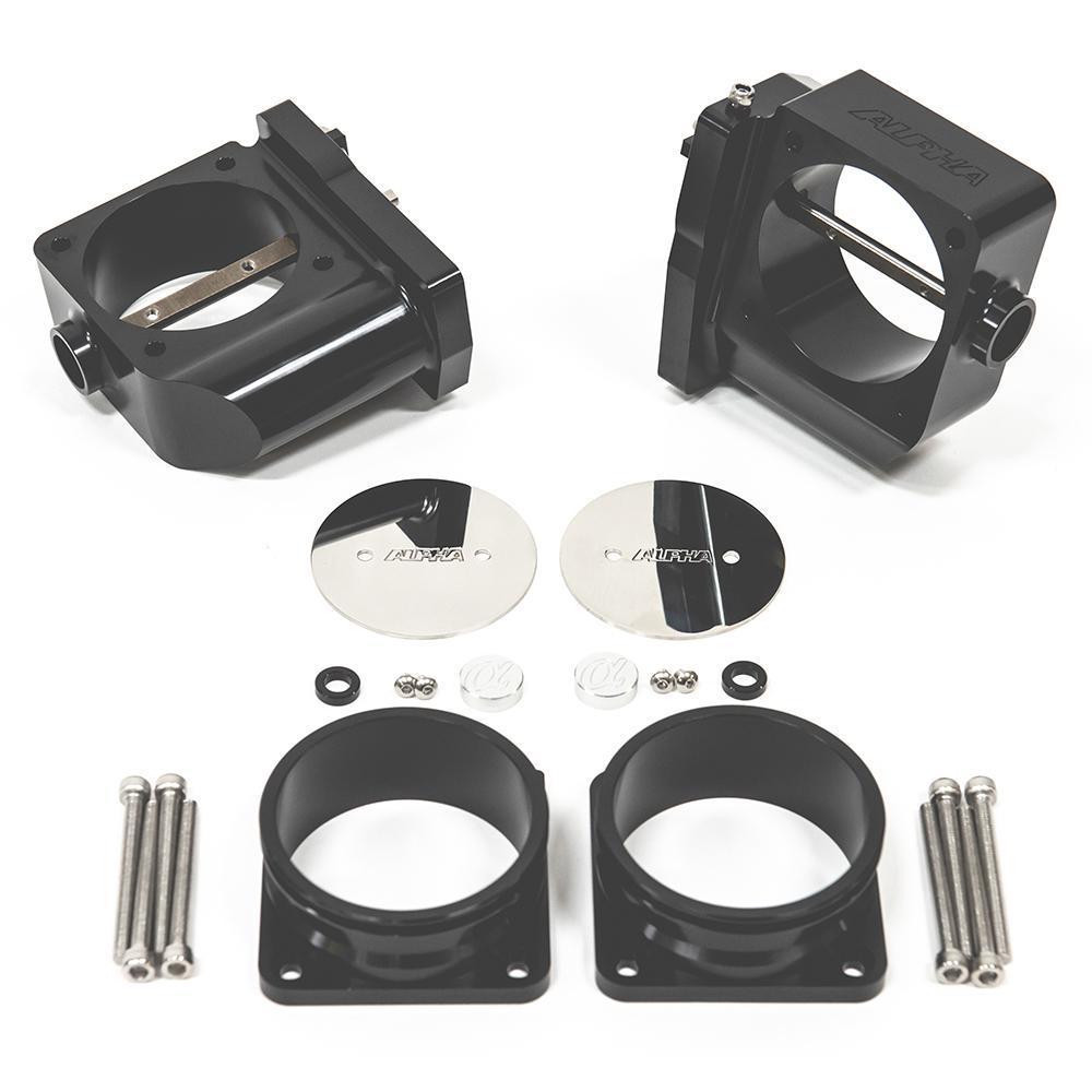 AMS Performance アルファビッグボア CNC削り出しスロットルボディ | 2009-2024年 日産 R35 GT-R (ALP.07.08.0006-X)