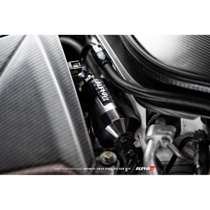 AMS Performance Red Alpha 燃料フィルターキット | 2016-2024 Infiniti Q50/Q60 VR30DETT対応 (ALP.28.07.0008-1/ALP.28.07.0009-1)