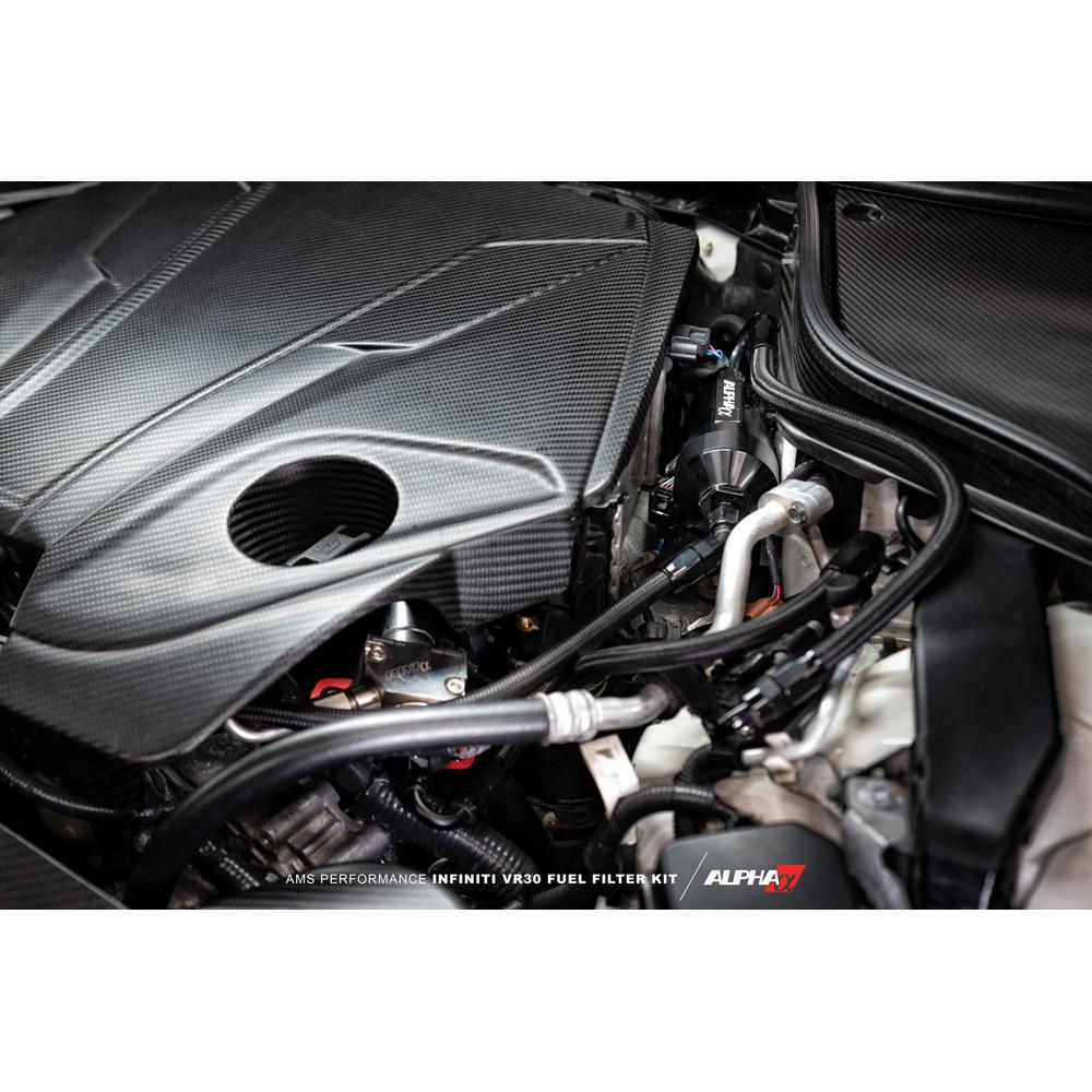 AMS Performance Red Alpha 燃料フィルターキット | 2016-2024 Infiniti Q50/Q60 VR30DETT対応 (ALP.28.07.0008-1/ALP.28.07.0009-1)