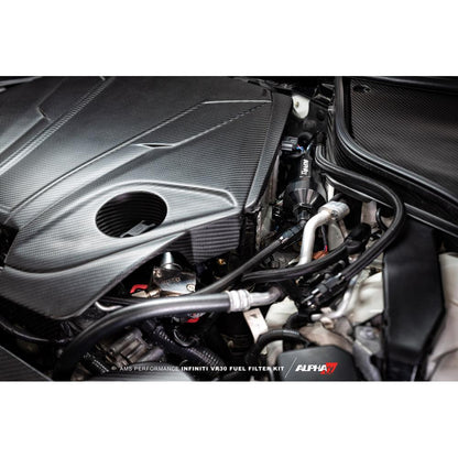 AMS Performance Red Alpha 燃料フィルターキット | 2016-2024 Infiniti Q50/Q60 VR30DETT対応 (ALP.28.07.0008-1/ALP.28.07.0009-1)