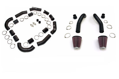 AMS Performance Alpha インダクションキット TiAL ブローオフバルブ対応（ブラック）| 2009-2015年式 日産 R35 GT-R (ALP.07.09.0003)