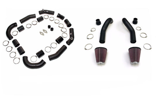 AMS Performance Alpha インダクションキット TiAL ブローオフバルブ対応（ブラック）| 2009-2015年式 日産 R35 GT-R (ALP.07.09.0003)