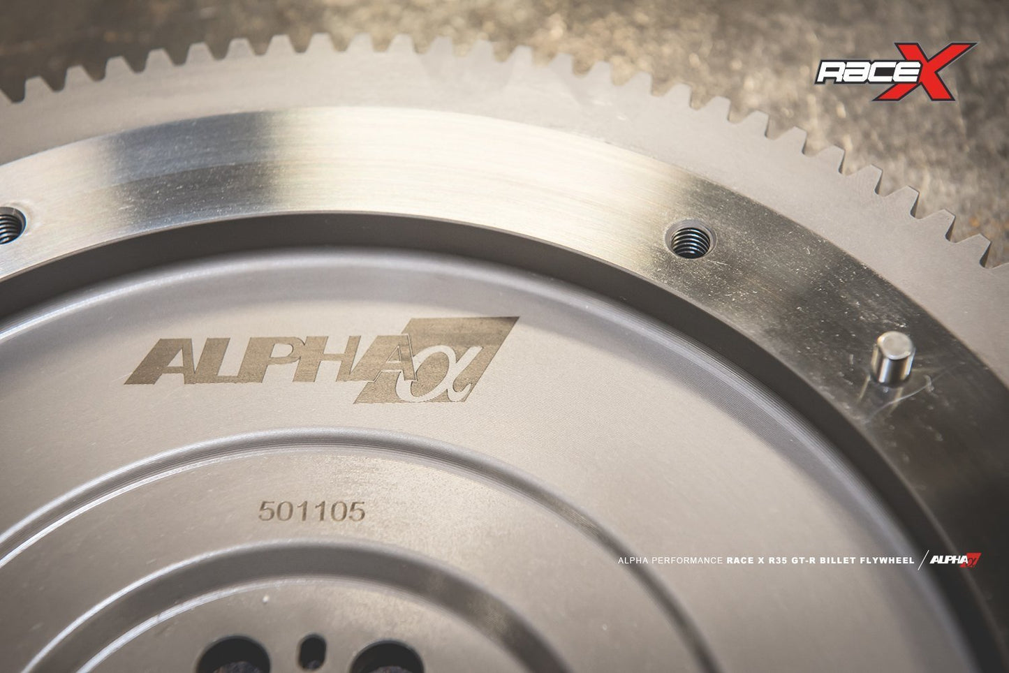AMS Performance Alpha Race X ビレットフライホイール | 2009年以降 Nissan GT-R R35 (ALP.07.03.0011-1)