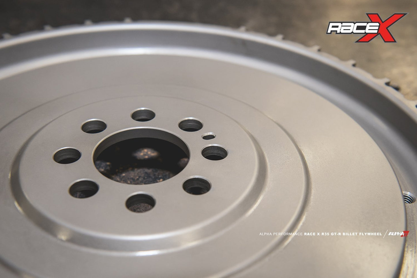 AMS Performance Alpha Race X ビレットフライホイール | 2009年以降 Nissan GT-R R35 (ALP.07.03.0011-1)