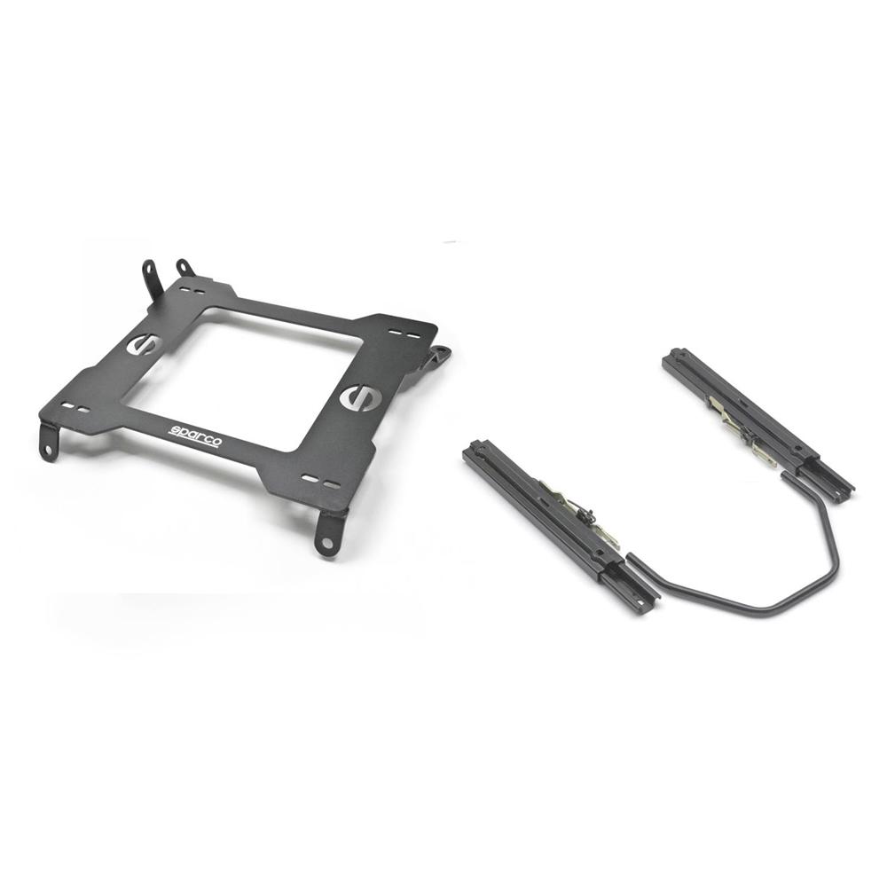 AMS Performance Alpha Tillettレーシングシートブラケット（Sparcoスライダー＆ベース付）｜2009-2010年式 日産GT-R (ALP.07.11.0001-3)